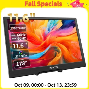HGFRTEE Portable Monitor Gaming Extended Monitor HDMI-Compatible