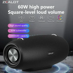 Zealot S67 Wireless Speaker with40H Playtime