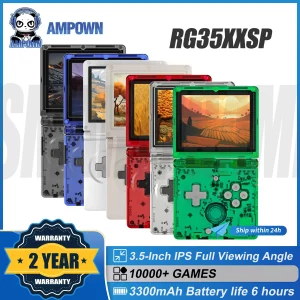 RG35XXSP Folding 3.5'' IPS Linux OS Portable Video Game